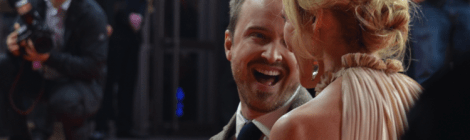 Aaron Paul at the 2014 Berlinale premiere of his new film, "A Long Way Down."