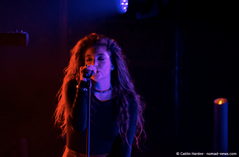 Lorde performing in Berlin. Copyright: Caitlin Hardee, Nomad News.
