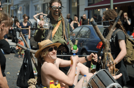 Karneval der Subkulturen, Friedrichshain, Berlin. Copyright: Caitlin Hardee